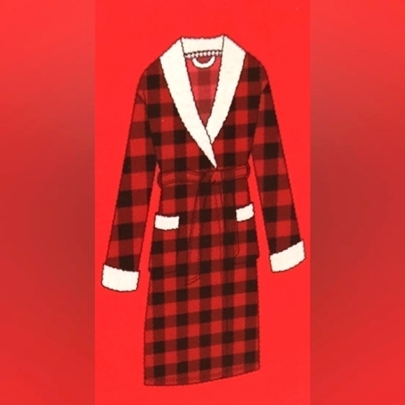 Martha Stewart Collection  women's Plush Robe One size fits most - Picture 1 of 5
